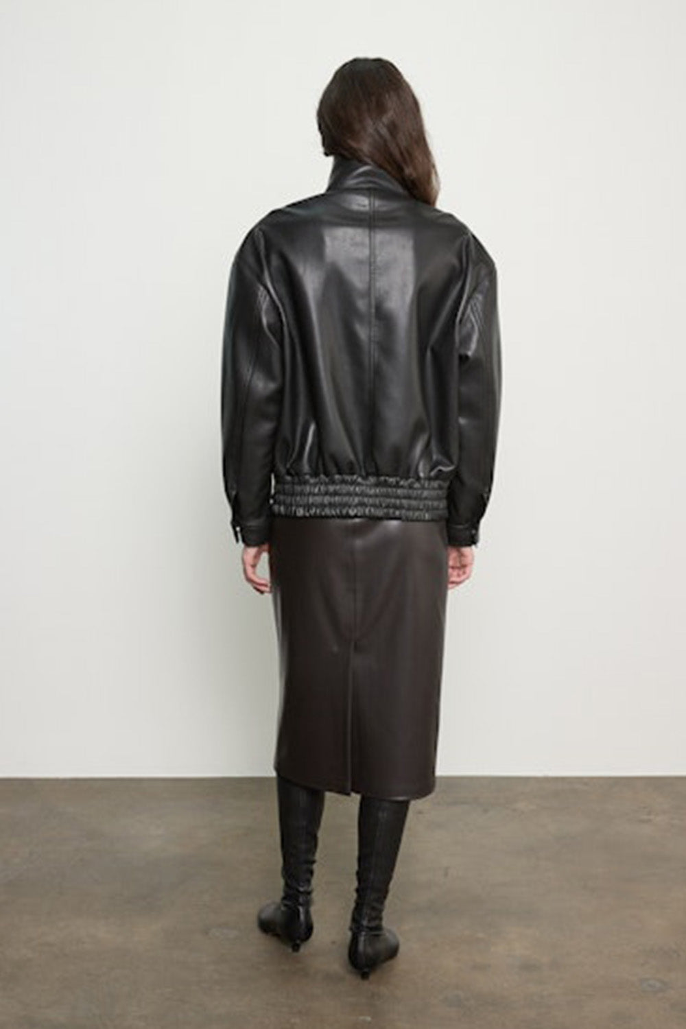 Leather Minimal Skirt