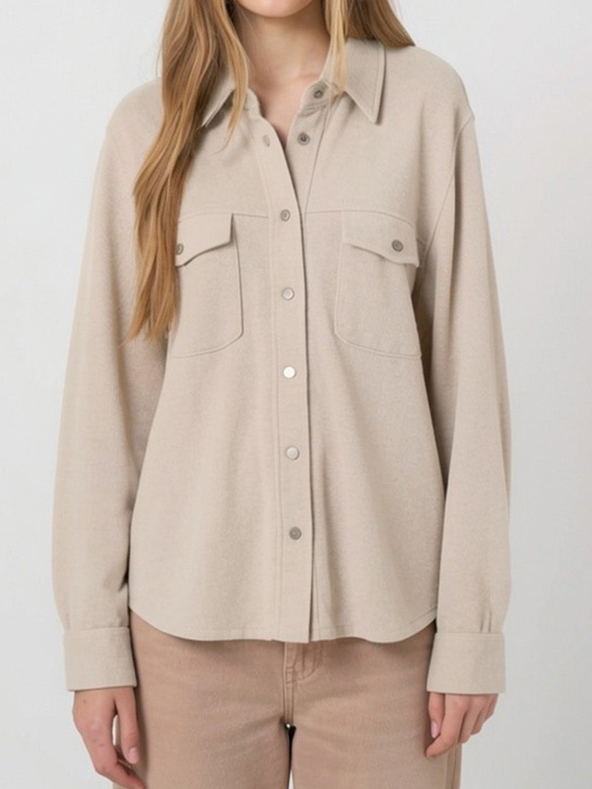 Wool Organic Cashmere Shacket