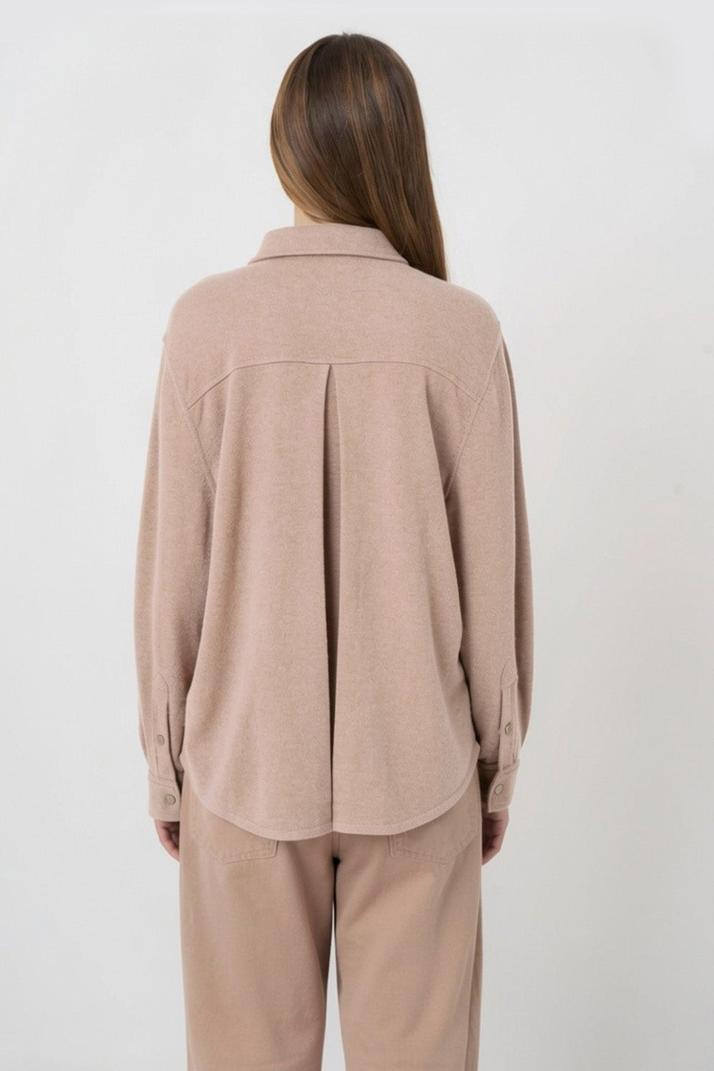Wool Organic Cashmere Shacket