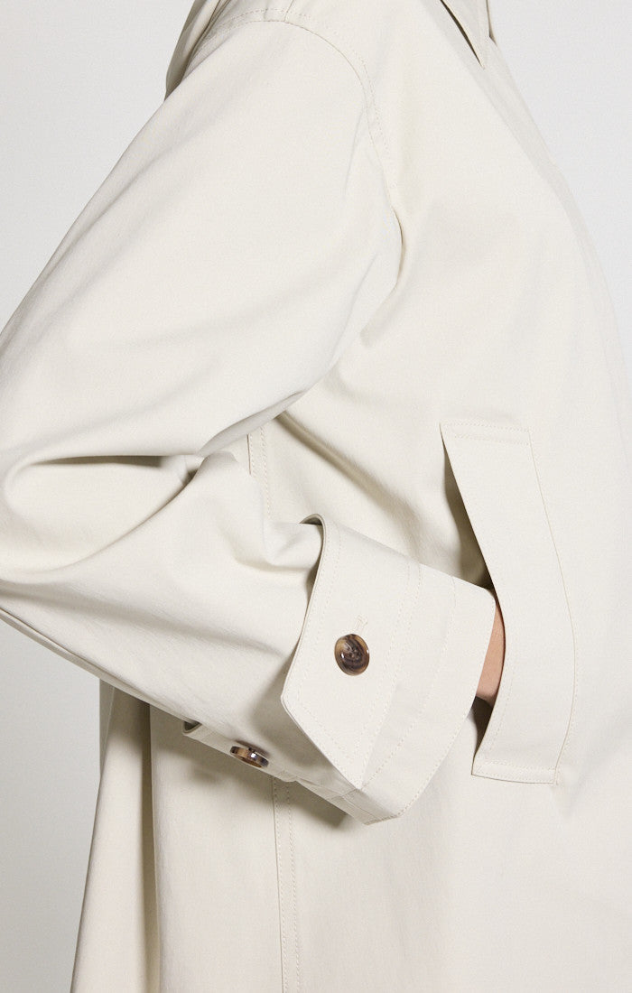 A Line Trench Sleek Coat