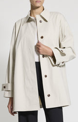 A Line Trench Sleek Coat