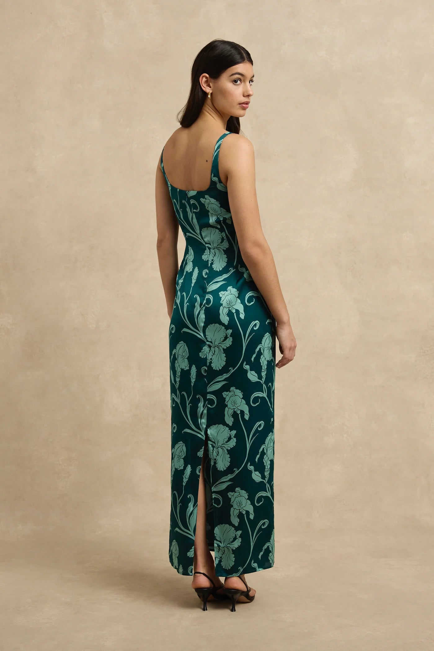 Aanya Silk Column Maxi Dress