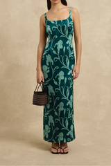 Aanya Silk Column Maxi Dress