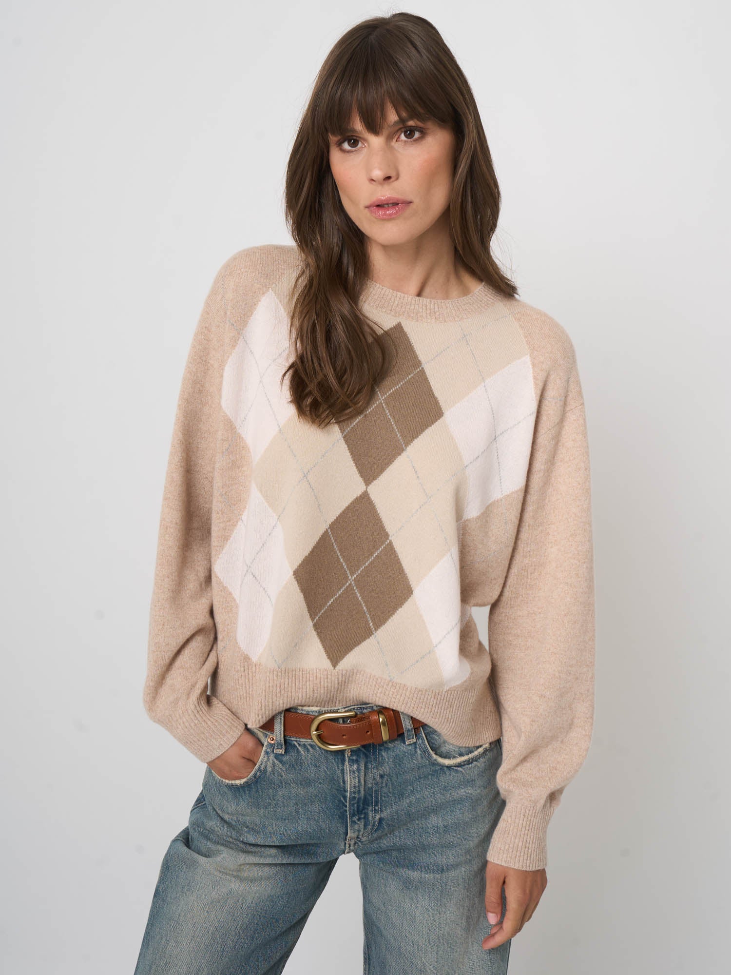 Argyle Cashmere Sweater