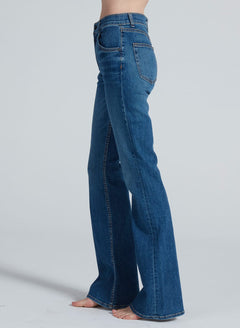 Bond Street flare jean in Paris wash by ASKK NY - Panache luxury womenswear boutique Sun Valley Park City - 3