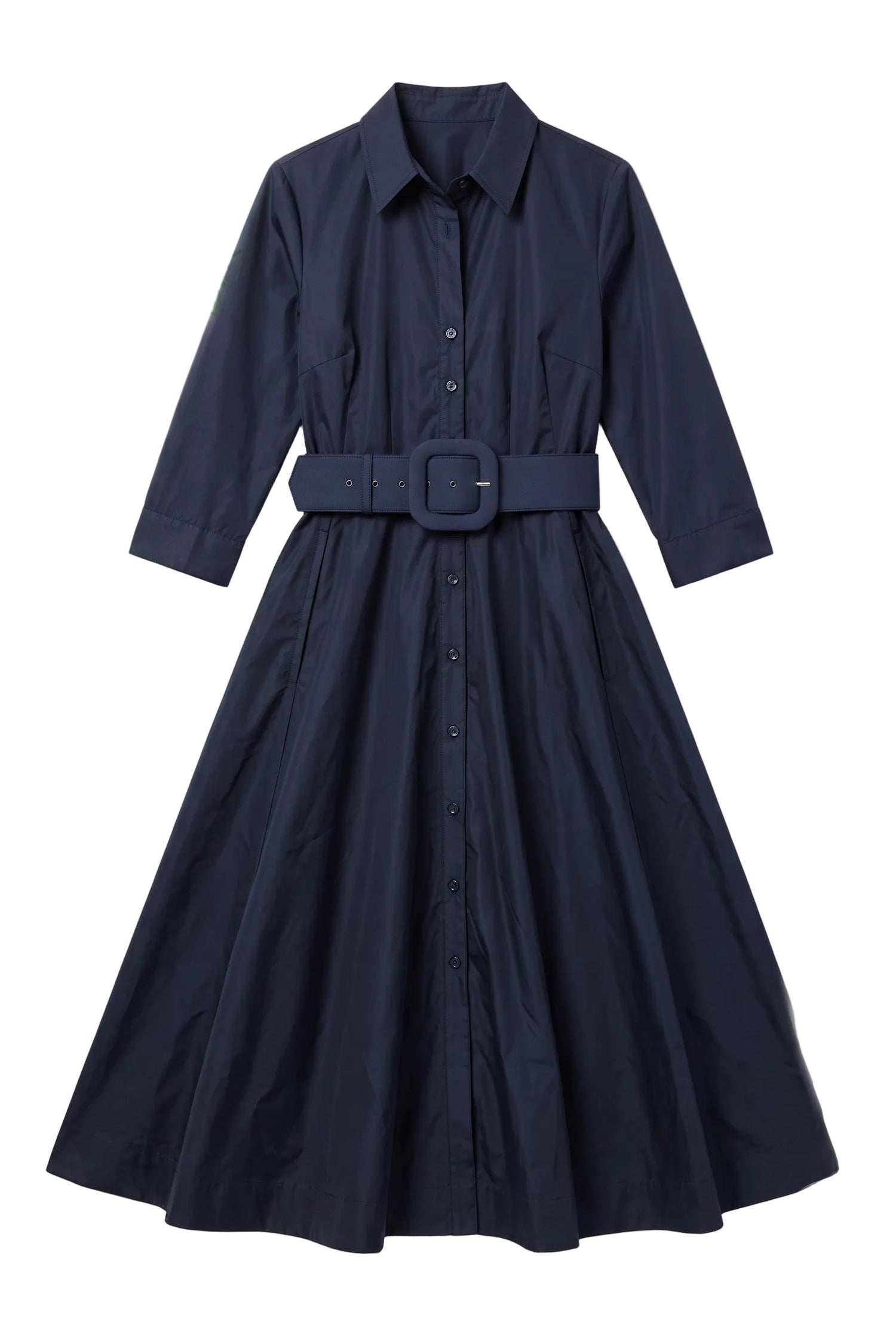Aster Silk Shirt Dress