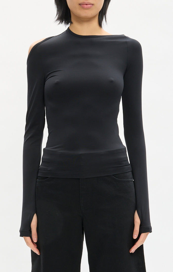 Asymmetrical Cutout Top