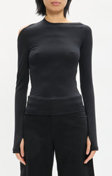 Asymmetrical Cutout Top