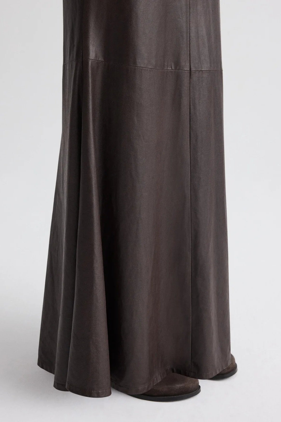 At Last Leather Maxi Skirt