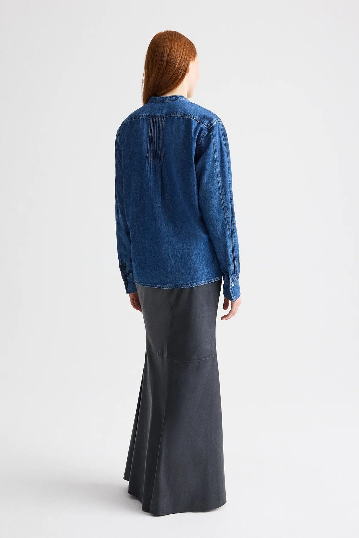 At Last Leather Maxi Skirt