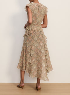 CAP SLEEVE AVENEL DRESS