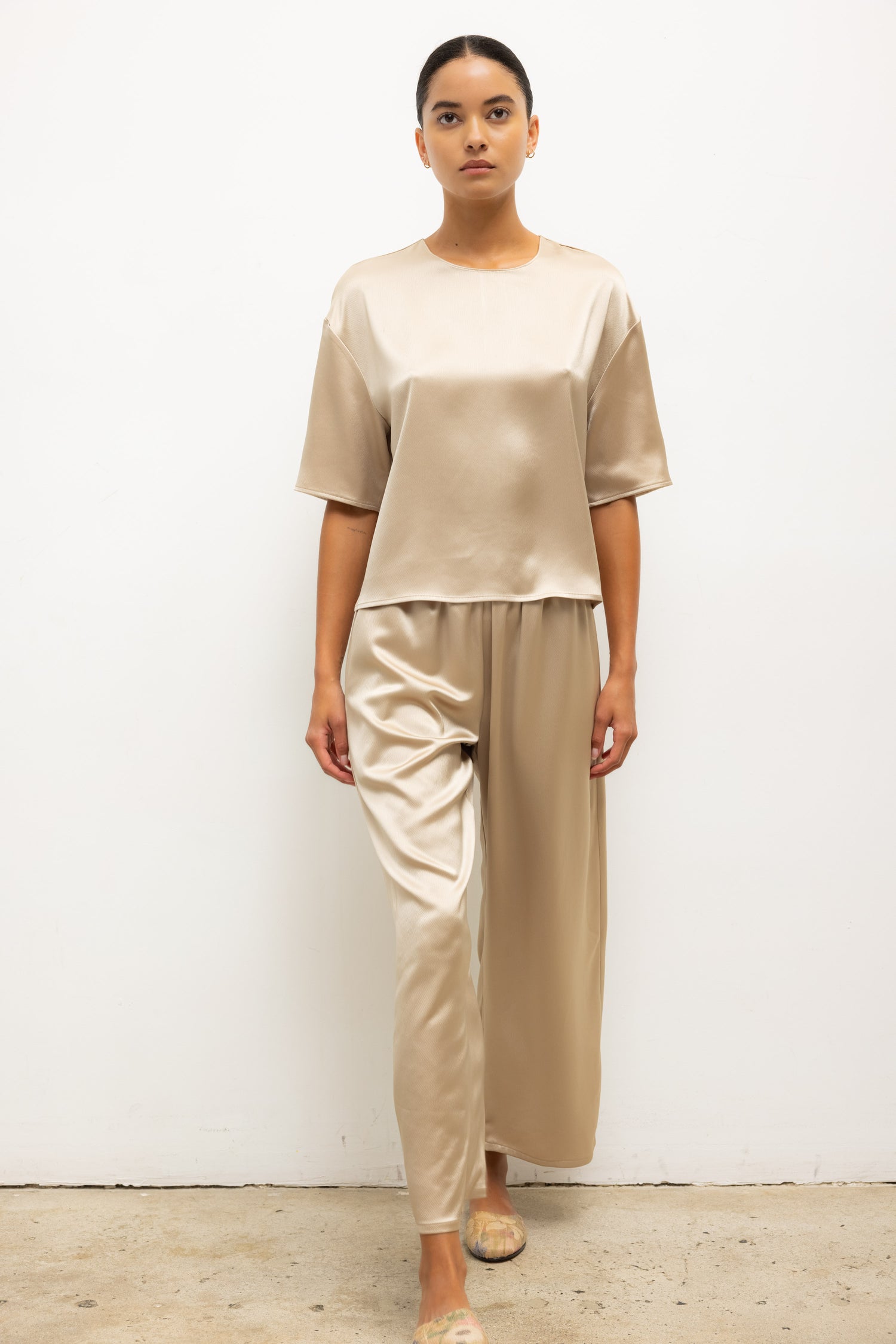 BARB CROP DRAWSTRING PANT