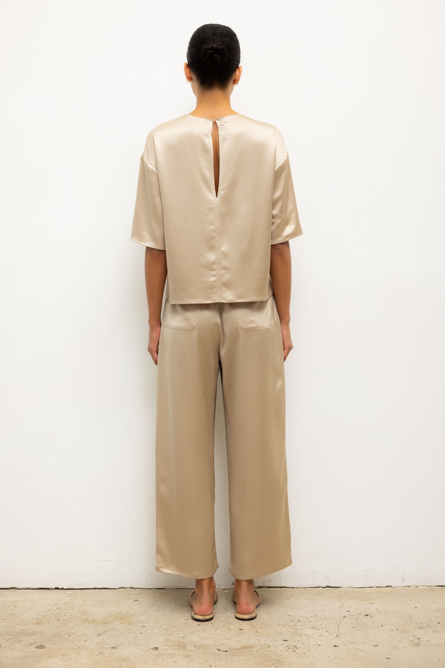 BARB CROP DRAWSTRING PANT