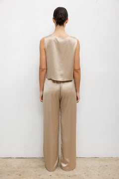 BARB CROP SLEEVELESS CREW