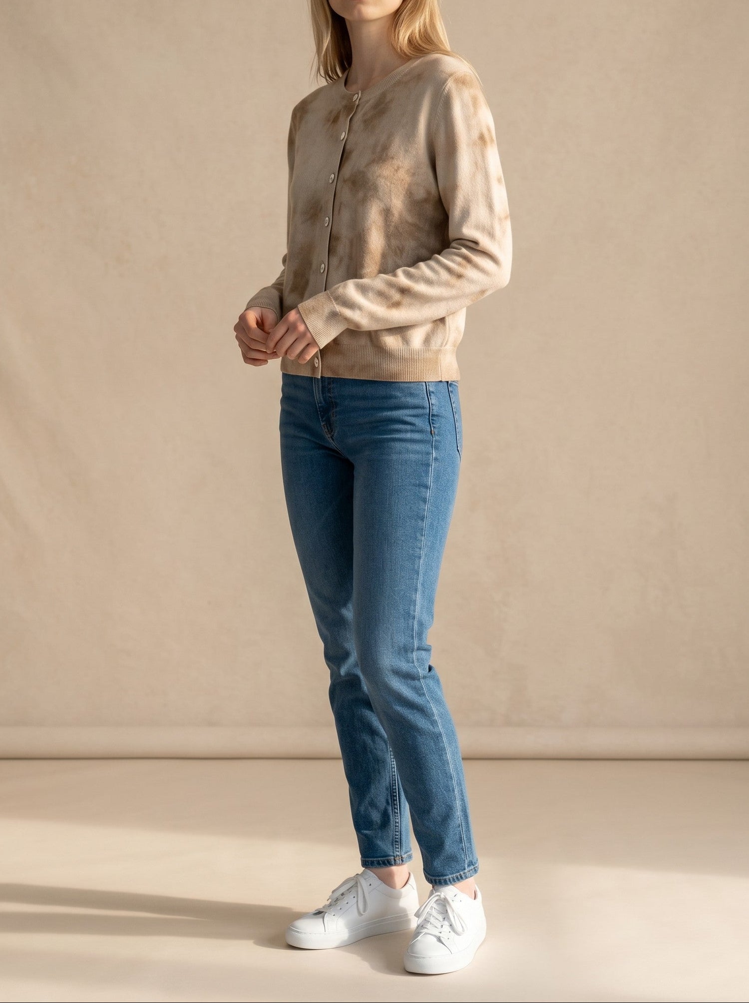 Batik Knit Cardigan