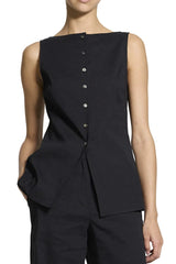 Boatneck Cutaway Top
