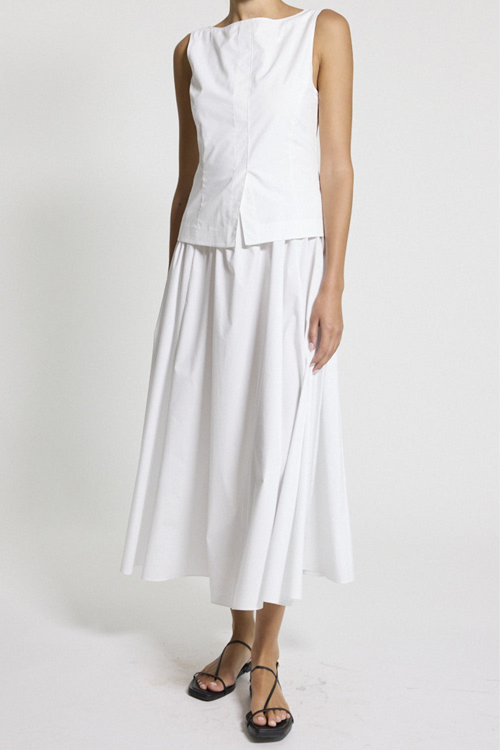 Boatneck Midi Dress