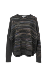 Boxy Crew Contrast Linking Stitch