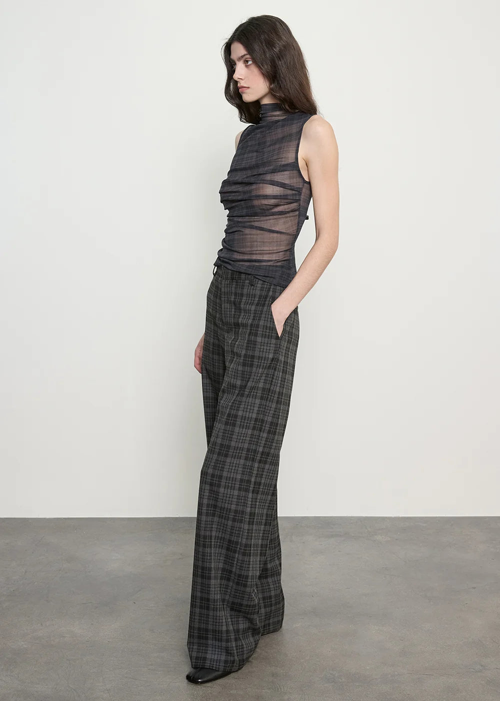 Boyish Trouser in Plaid