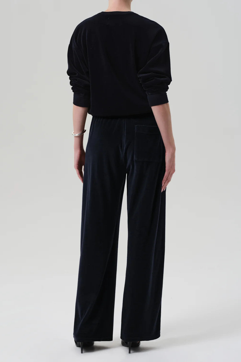 Brynn Drawstring Pant In Velour