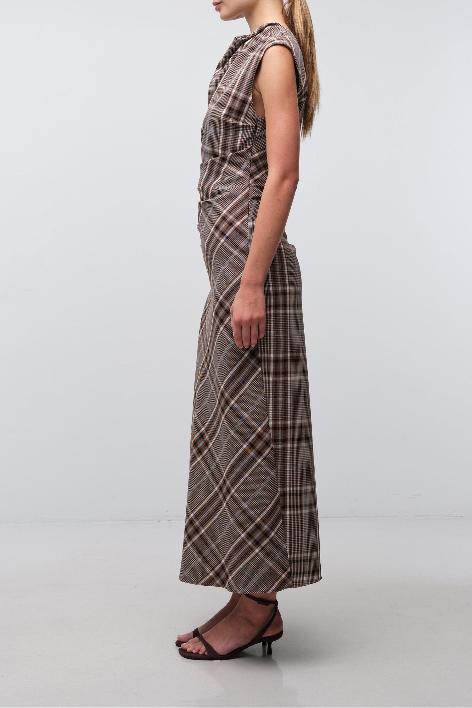 Burke Draped Midi Dress