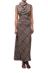 Burke Draped Midi Dress