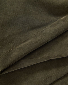 Veronica Beard Cameron Mid Rise Bootcut Cord in Loden fabric detail