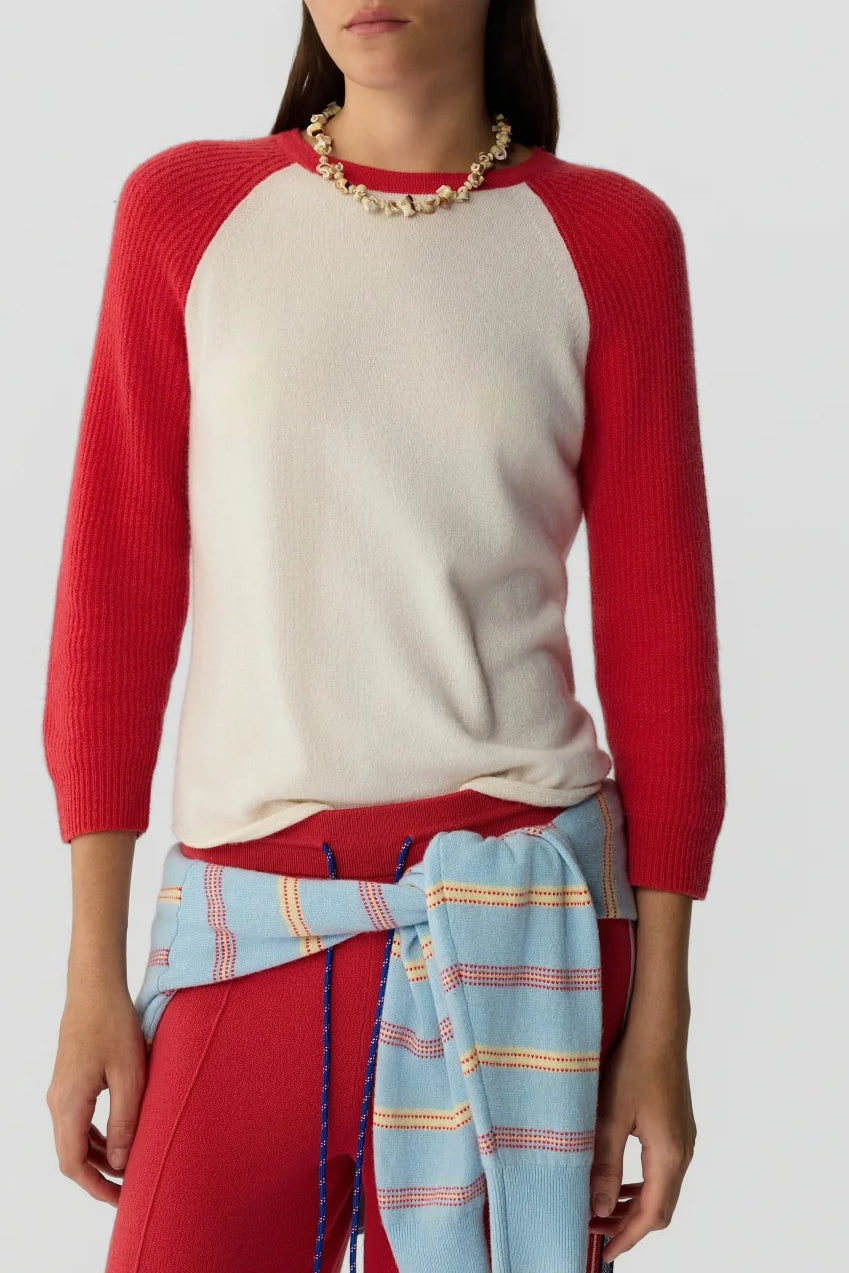 Cashmere Baseball Tee