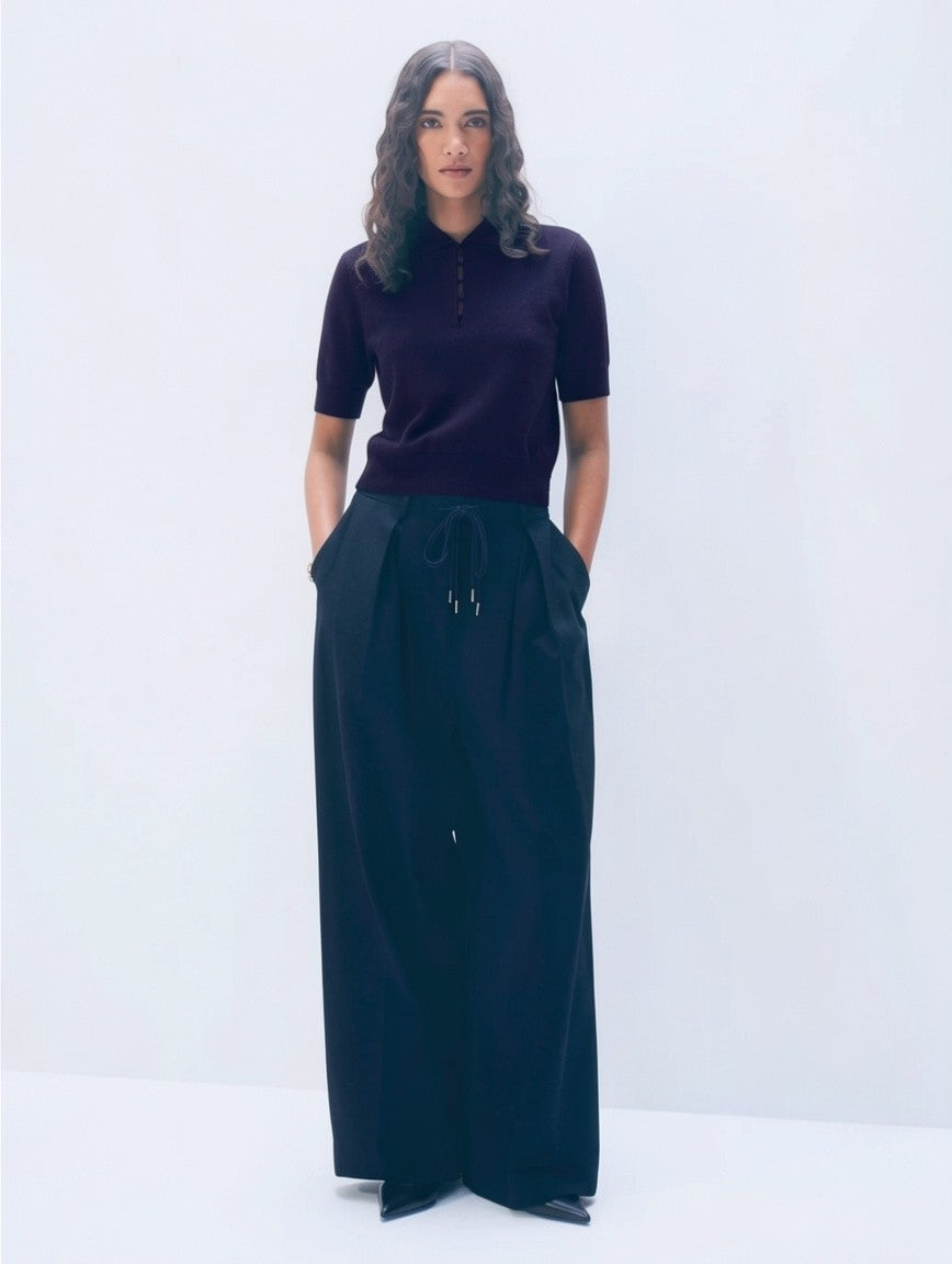 Cashmere Button Polo