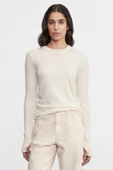 Cashmere Easy Cuffed Crew