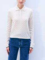 SOFT WHITE/ DEEP NAVY