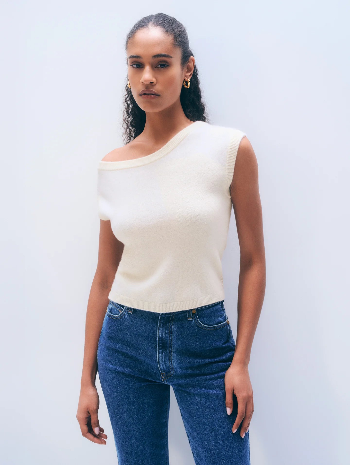 Cashmere Off Shoulder Top