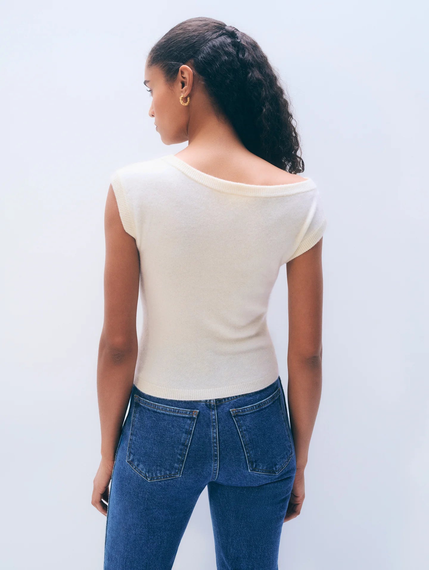 Cashmere Off Shoulder Top