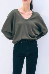 Cashmere Scoop Sweater