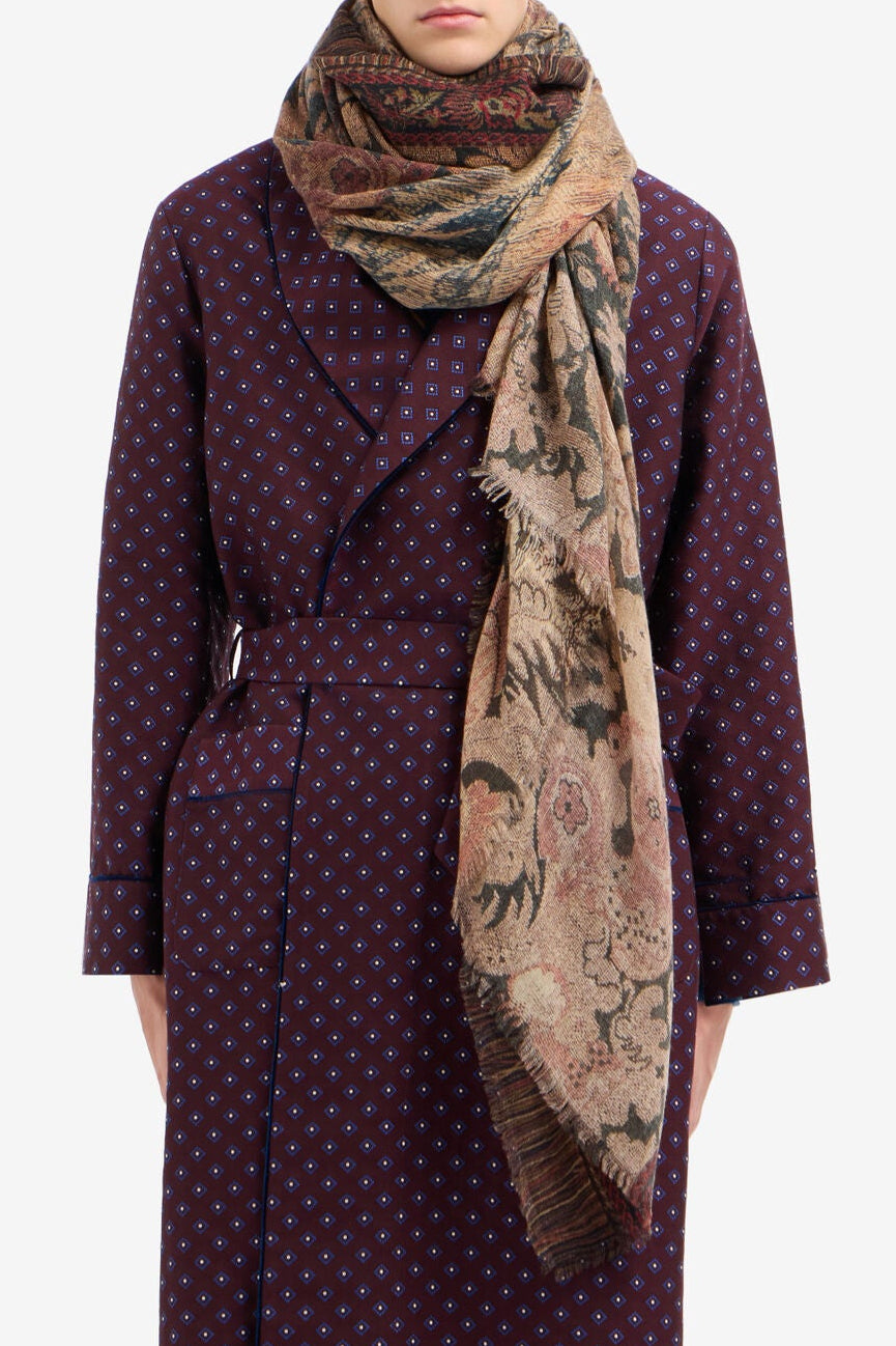 Cashmere Shawl with Fringe