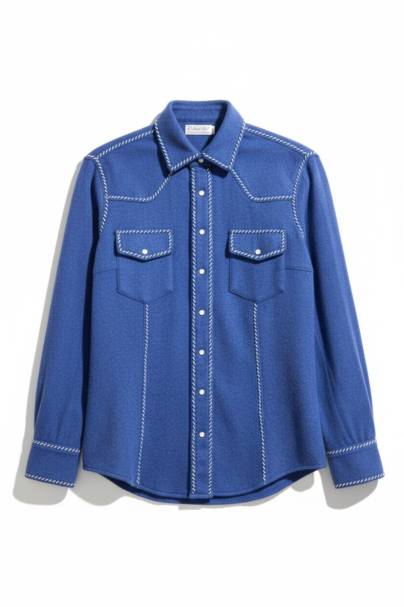 Cashmere Shirt with Silk Back