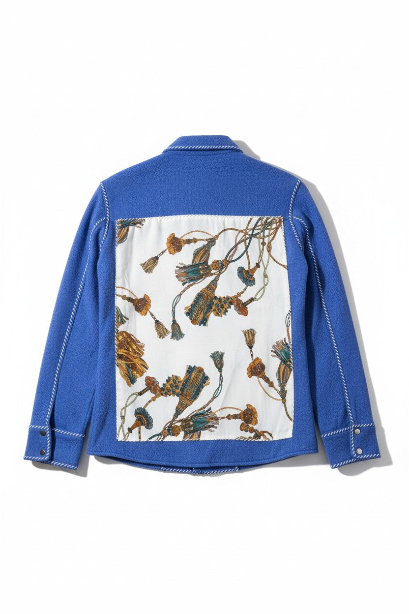 Cashmere Shirt with Silk Back