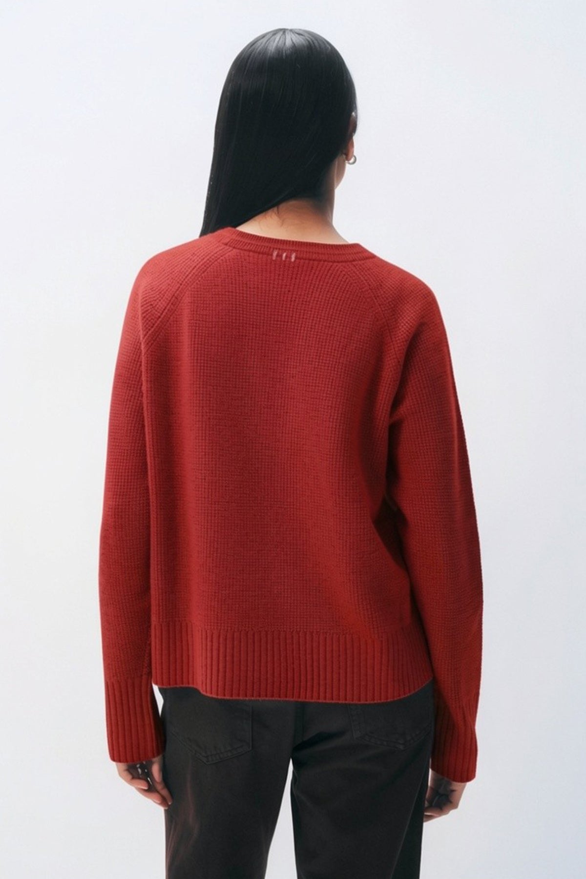 Cashmere Waffle Sweatshirt