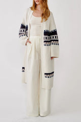 Cedar Slouchy Fairisle Duster