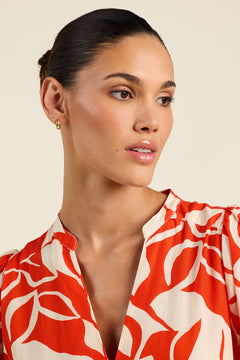 Celeste Dress Red Amaranta