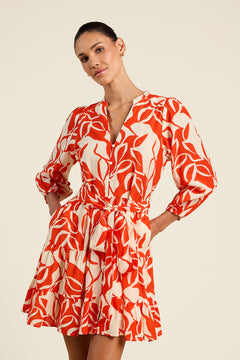 Celeste Dress Red Amaranta
