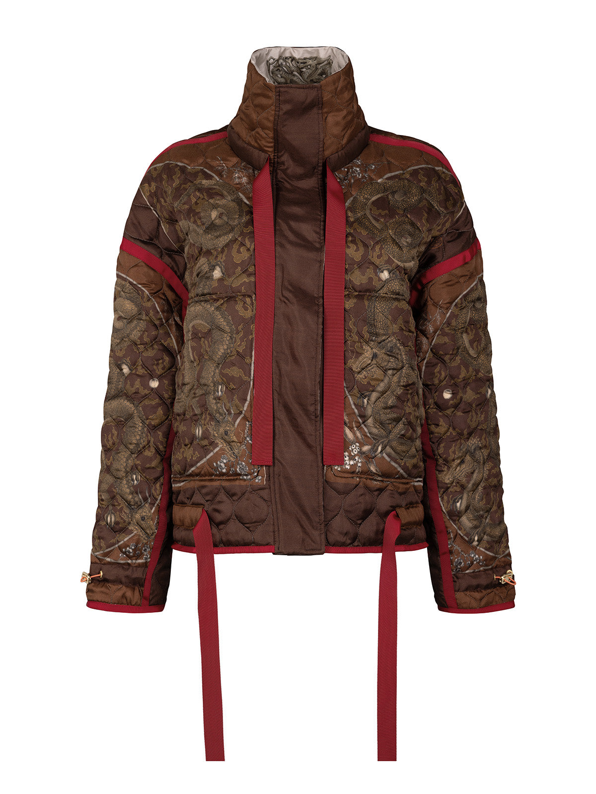 Chasing The Pearl Silk Ribbon Reversible Quilted Jacket