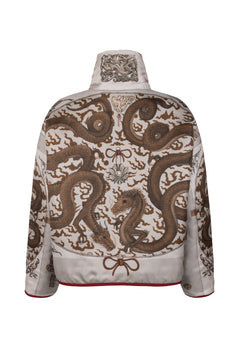 Chasing The Pearl Silk Ribbon Reversible Quilted Jacket - vendor photo