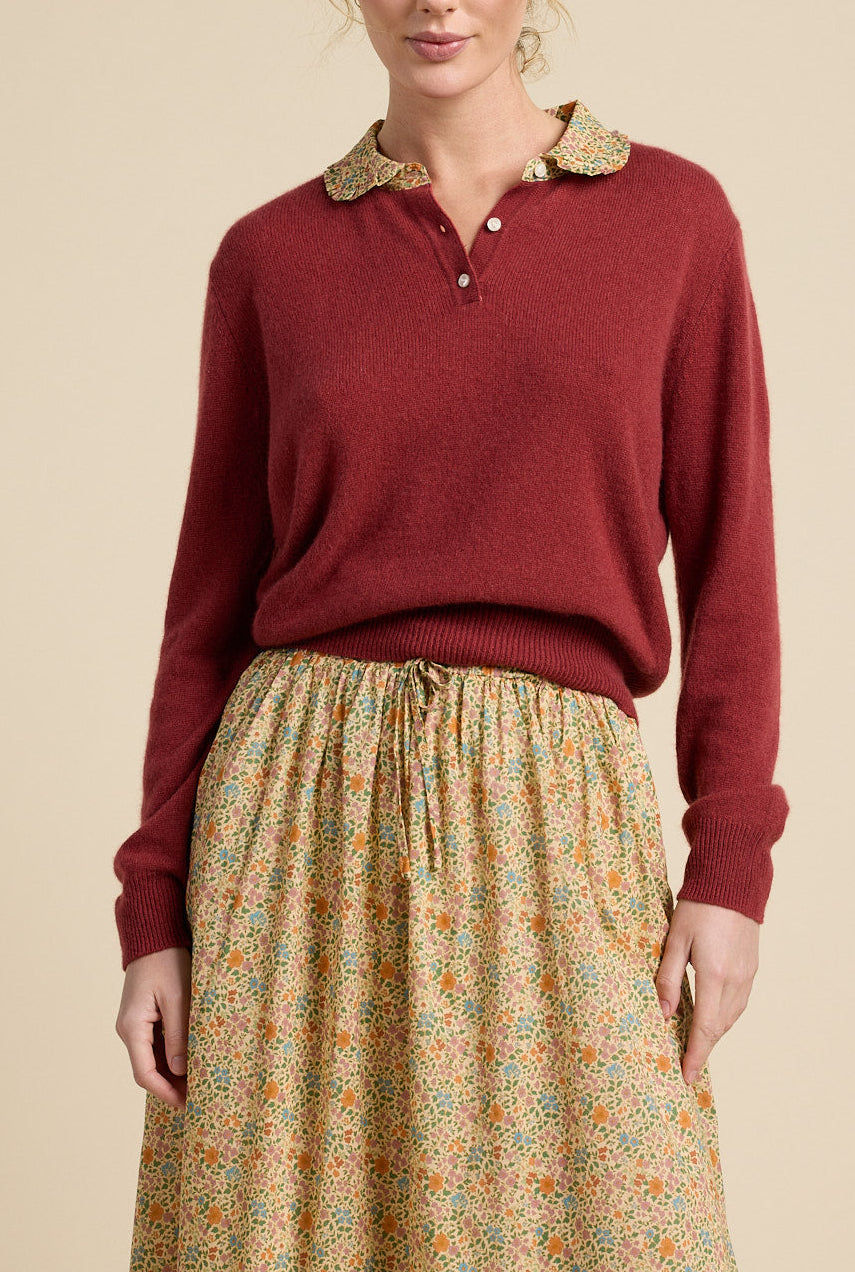 Clementine Sweater Pink/Red