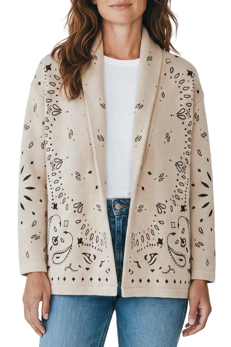 Cody Bandana Cardigan