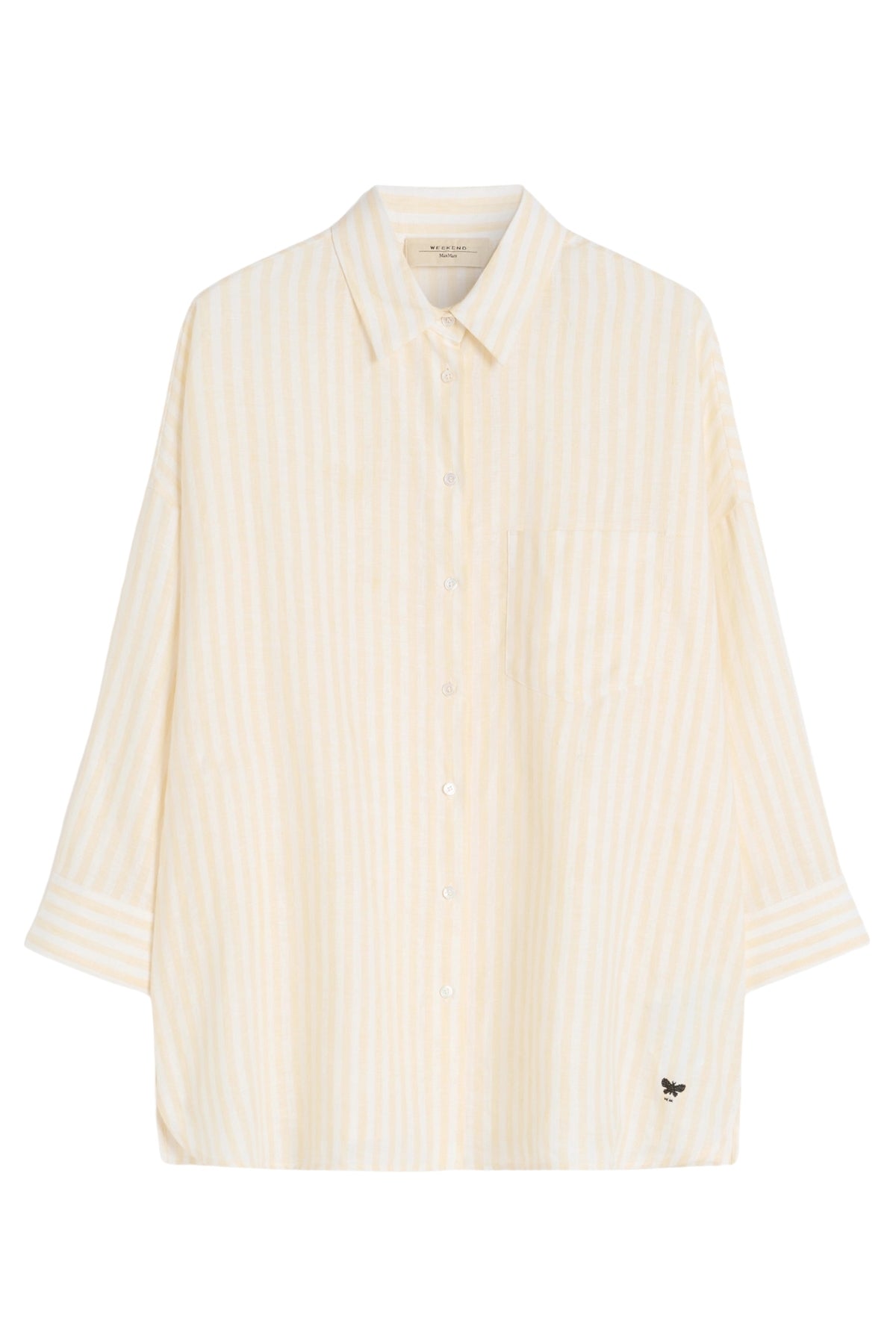 Collared Linen Blouse