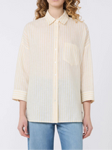 Collared Linen Blouse