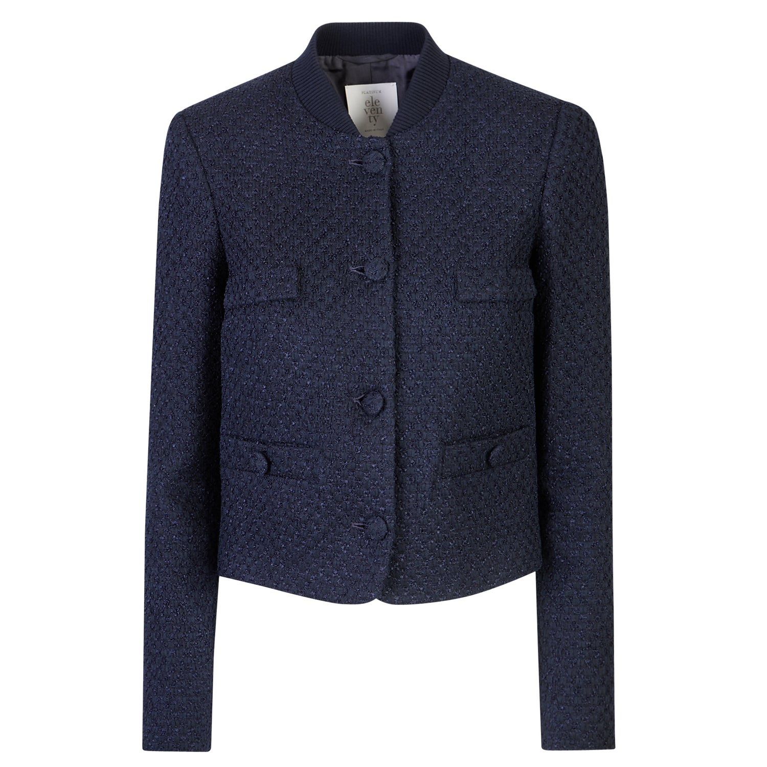 Collarless Jacket