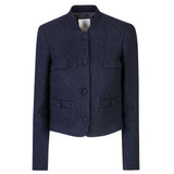 Collarless Jacket