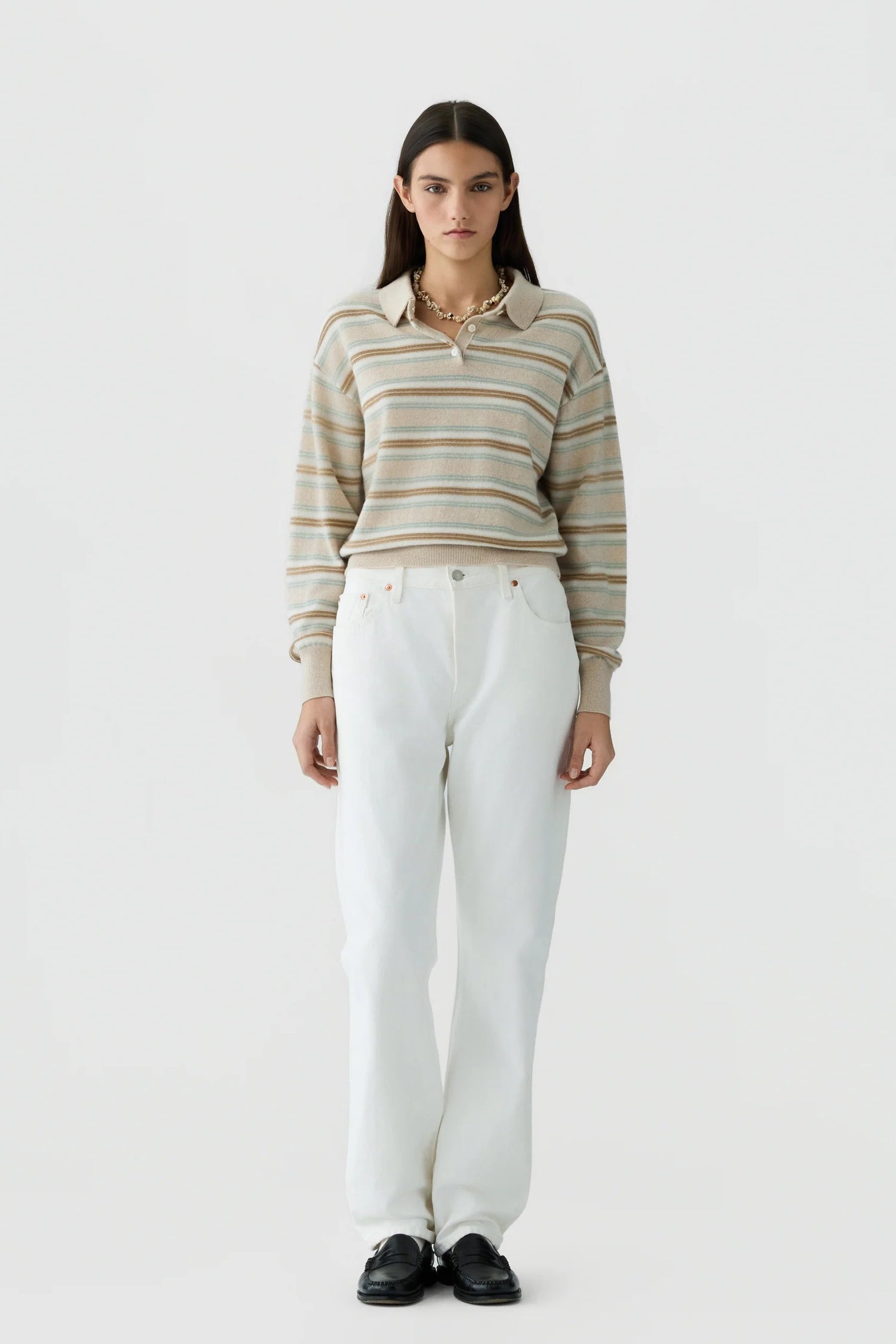 Collegiate Stripe Polo